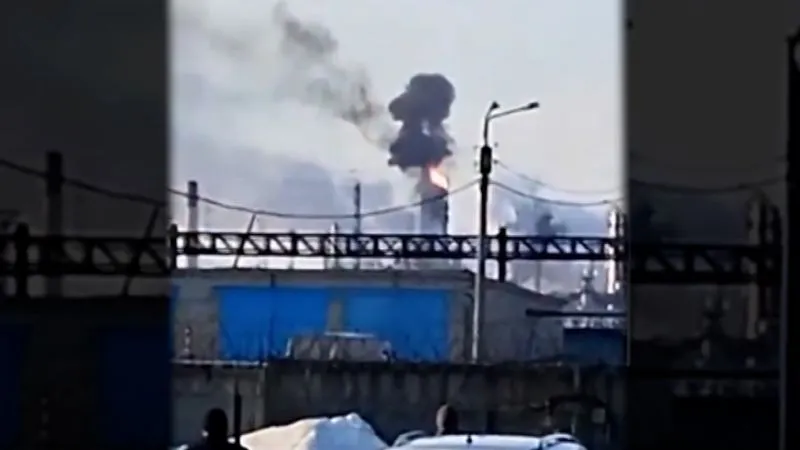 Ukraine drone strikes Tuapse refinery image 1