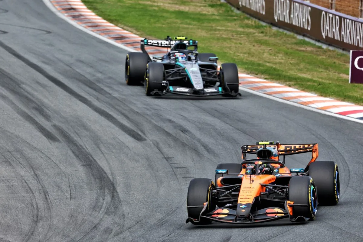 Zandvoort: Lando Norris wins Dutch Grand Prix as Verstappen crashes out