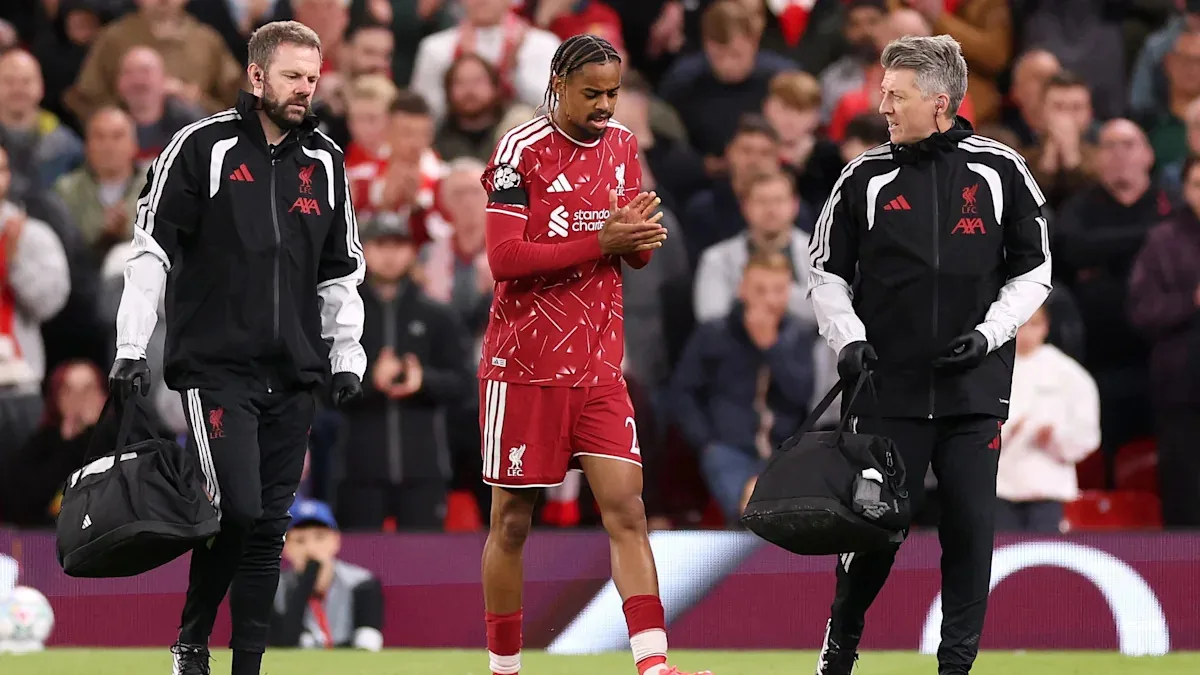 Anfield: Iraola offers Barcola update after Liverpool star limps off Atletico win